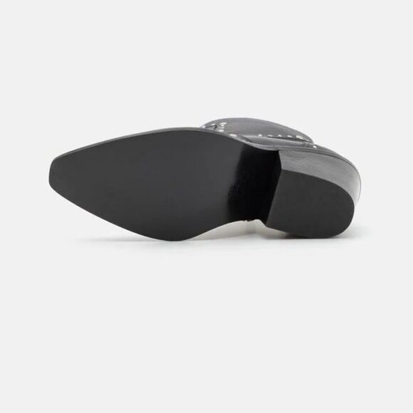 THE KOOPLES Santiag Studded Ankle Booties NIB Size 37 - Picture 4 of 15